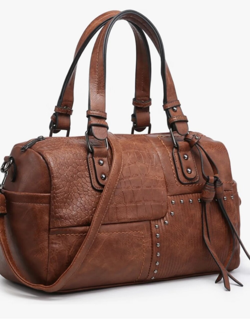 Barrel Purse Satchel Handbag Top-handle Work Tote